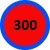 Синий/красный + 300 шаров